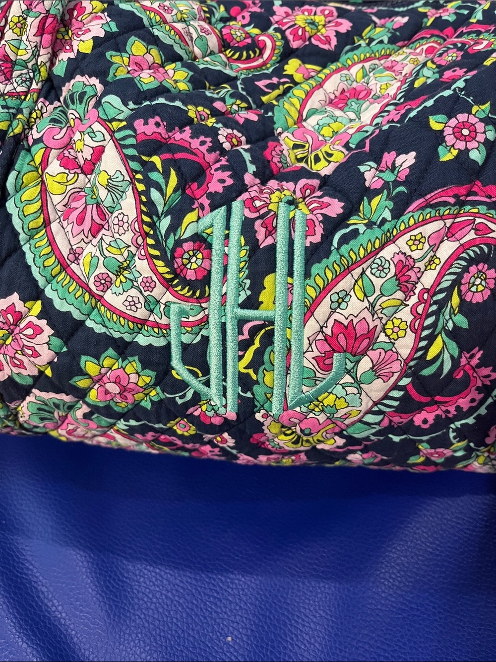 Vera Bradley large duffel bag JLH - Picture 2 of 9